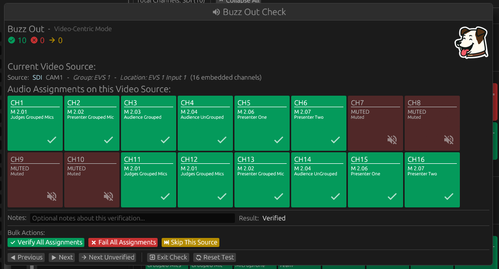 Buzz Out Video-Centric Mode
