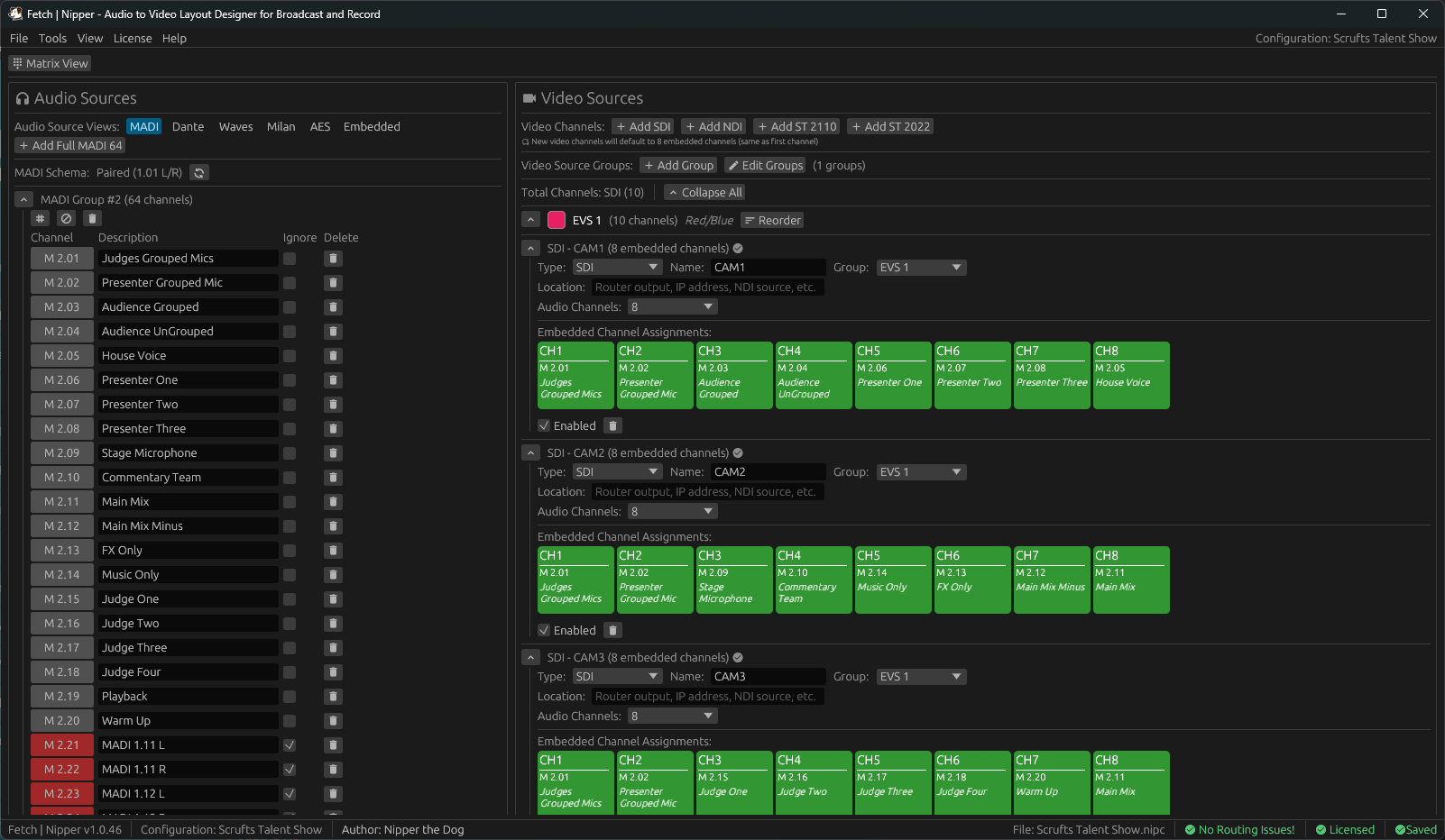 Nipper main interface
